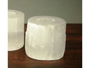 Selenite Tealight Holder (Pair)