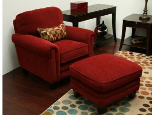 Cordovan Ottoman