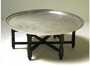 Vintage Moroccan Tea Tray Coffee Table