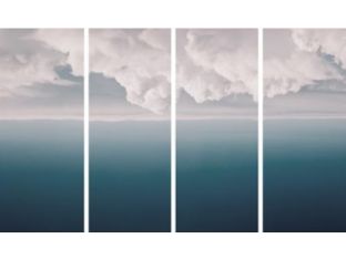 Four Panel Sky I 88W x 50H