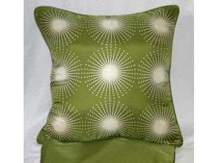 Leaf Green & Cream Silk Starburst