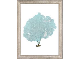 Blue Fan Coral III 13.5W x 17.5H