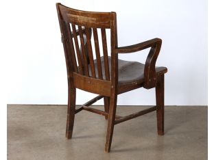 Vintage Slatback Armchair
