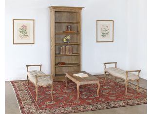 Limed Gray Oak Coffee Table