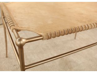 Steel and Hide Bench