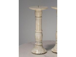 Tall Le Colonial Bone Pillar Holder