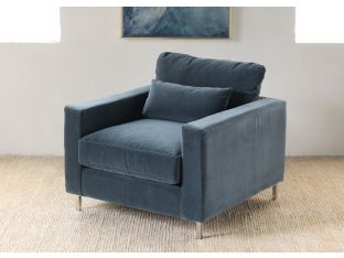 Spencer Club Chair in Caspian Blue