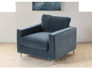 Spencer Club Chair in Caspian Blue