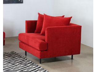 Lexy Chair In Sangria Velvet