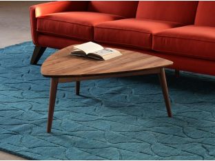 Vintage Tripod Coffee Table in American Black Walnut