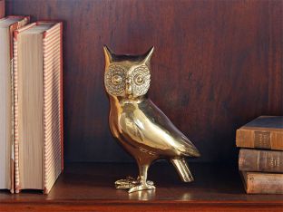 Brass Owl 1 - Cleared Décor