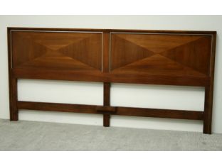 Vintage King Size Martinsville Danish Modern Style Headboard