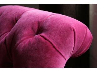 Orchid Tufted Scroll-Back Loveseat