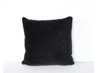 Small Black Velvet Pillow