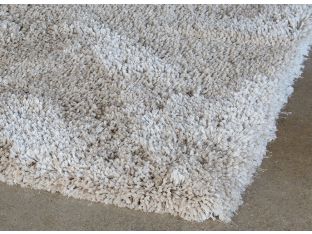 7' 10" X 11 Sand Two Inch Pile Shag Rug