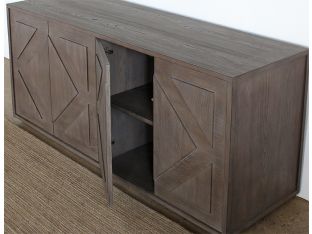 Diamond Elm Sideboard