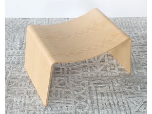 Modern Blonde Ash Bentwood Stool 