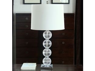 Amanda Crystal Glass Globe Lamp