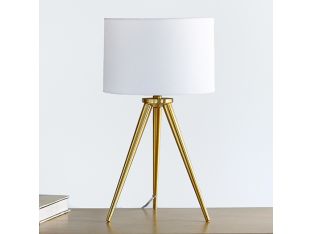 Brass Tripod Table Lamp