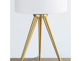 Brass Tripod Table Lamp